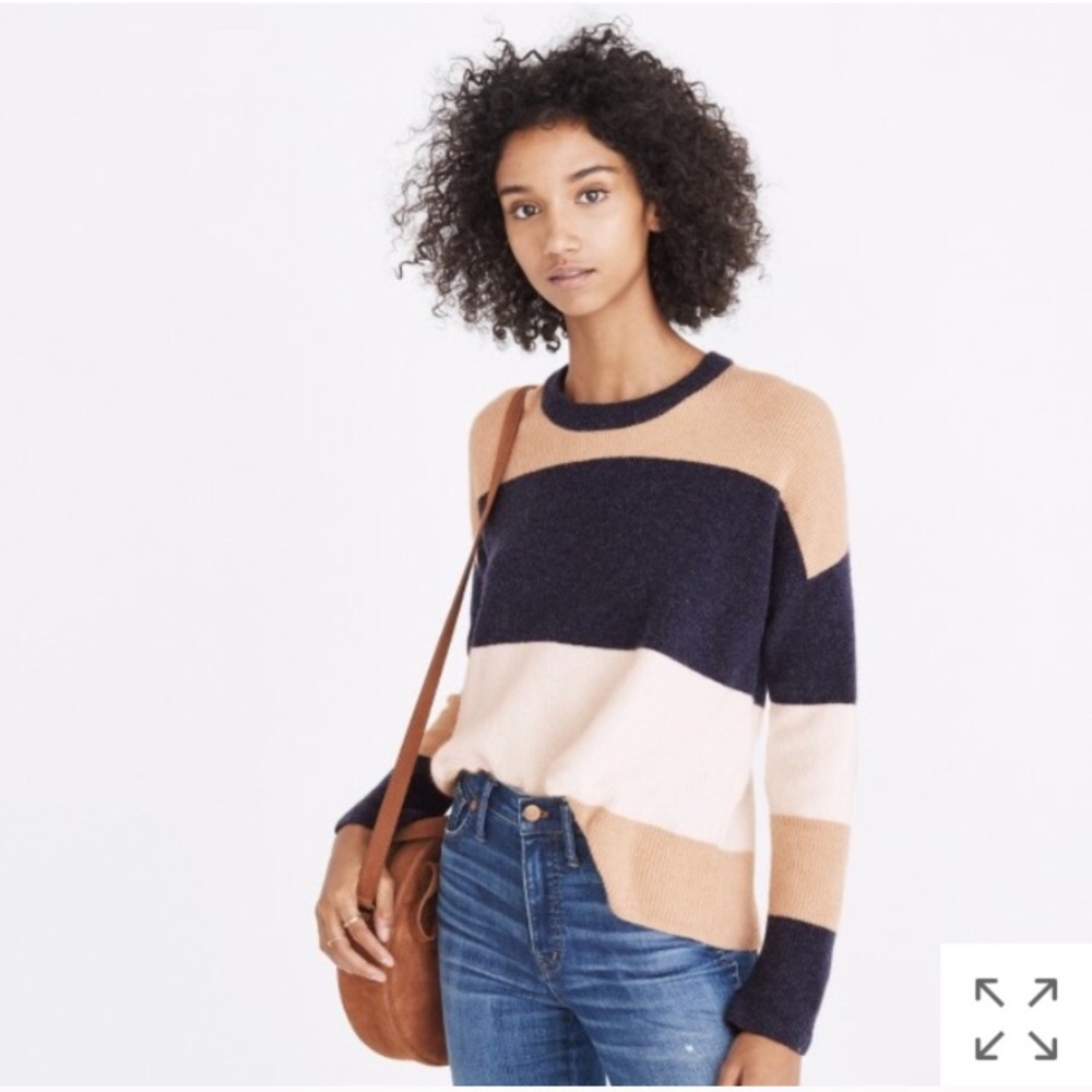 Madewell sycamore striped sweater